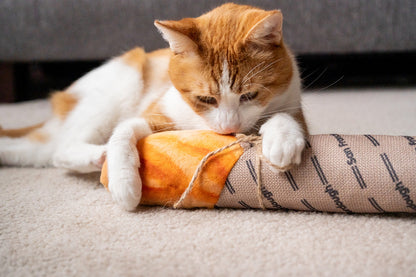 Fog City Pet x Feline Frenzy Fur-mented Loaf Kicker Toy