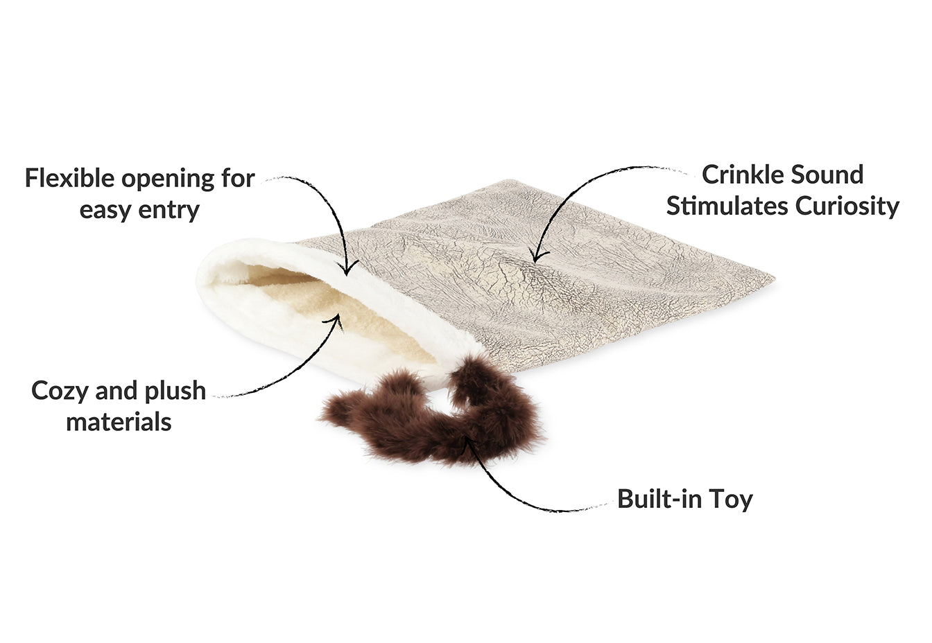 Feline Frenzy Cat Crinkle Sack