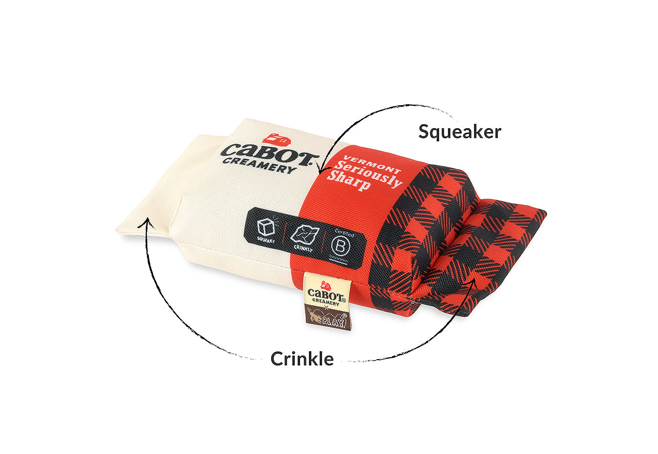 Cabot Creamery x Play Seriously Sharp Squeaker