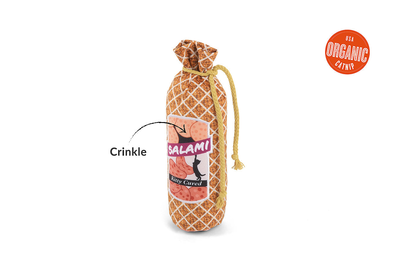 Feline Frenzy Salami Slammer Kicker Toy