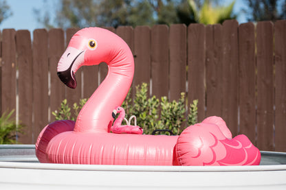 Tropical Paradise Flamingo Float