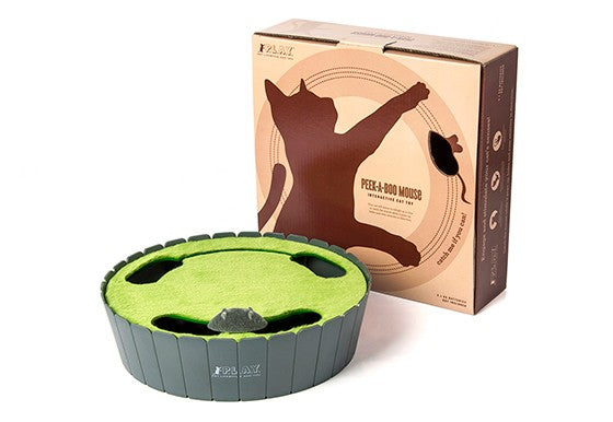 Feline Frenzy Peek-a-boo Mouse Interactive Cat Toy
