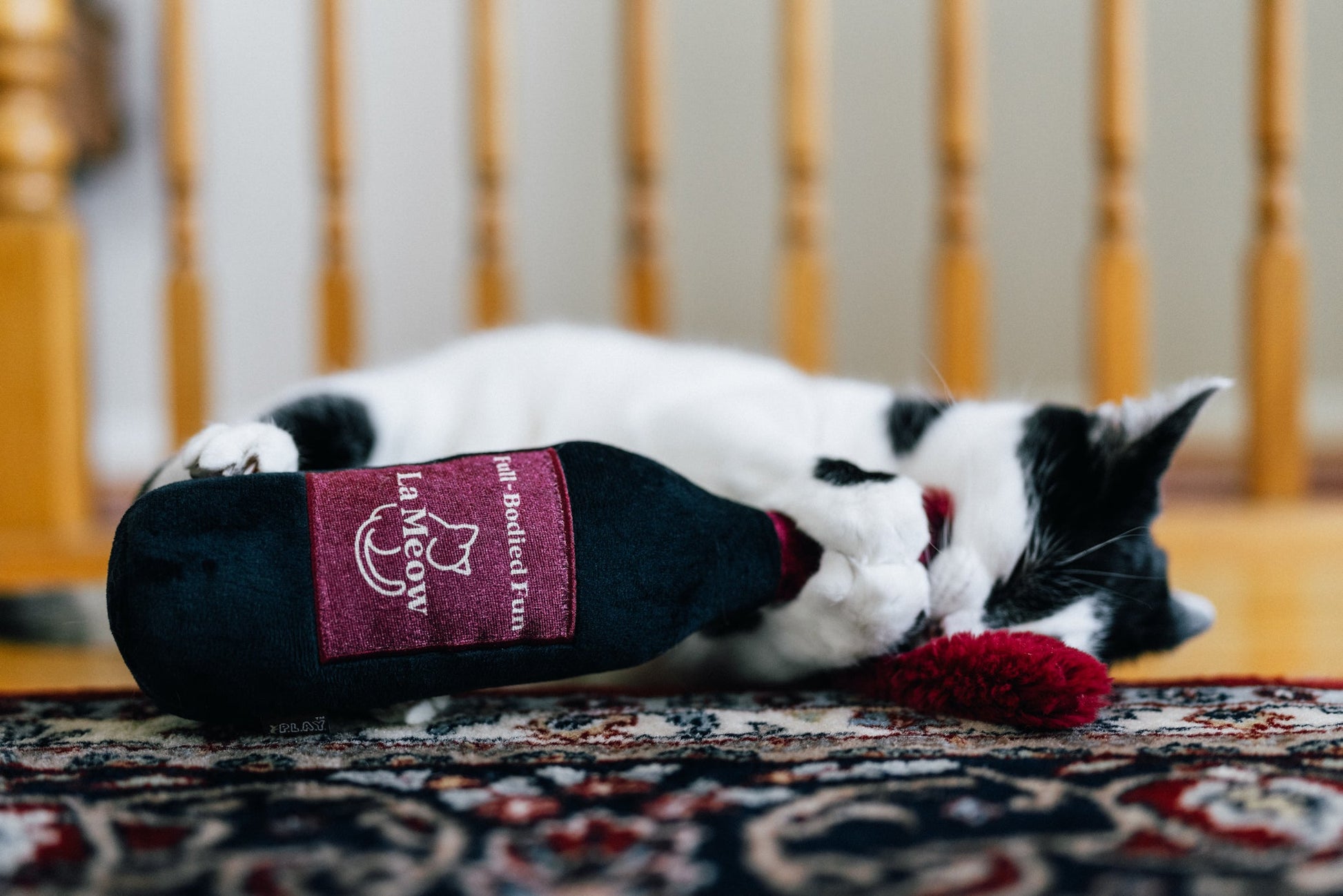 Feline Frenzy Catbernet Sauv Kicker Toy